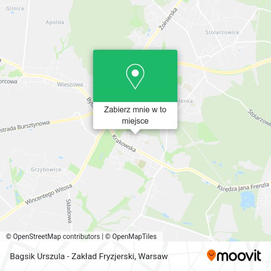 Mapa Bagsik Urszula - Zakład Fryzjerski