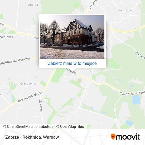 Mapa Zabrze - Rokitnica