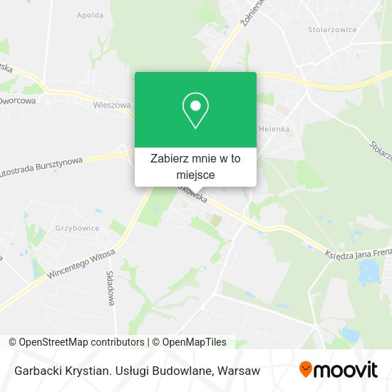 Mapa Garbacki Krystian. Usługi Budowlane