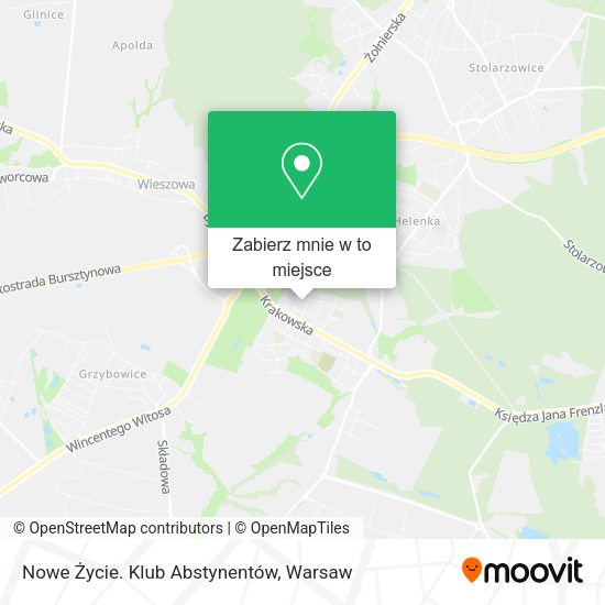 Mapa Nowe Życie. Klub Abstynentów