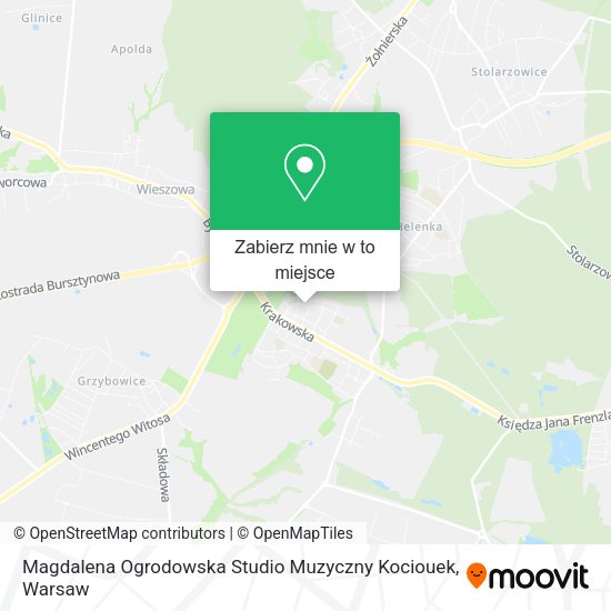 Mapa Magdalena Ogrodowska Studio Muzyczny Kociouek