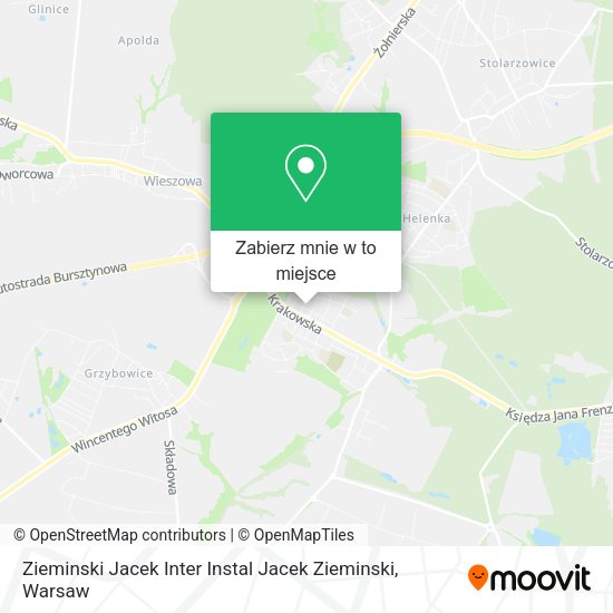 Mapa Zieminski Jacek Inter Instal Jacek Zieminski