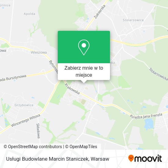 Mapa Usługi Budowlane Marcin Staniczek