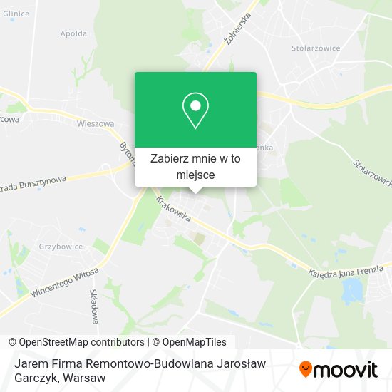 Mapa Jarem Firma Remontowo-Budowlana Jarosław Garczyk