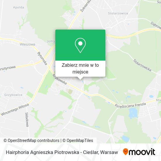 Mapa Hairphoria Agnieszka Piotrowska - Cieślar