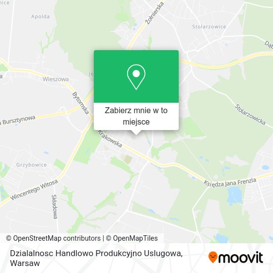 Mapa Dzialalnosc Handlowo Produkcyjno Uslugowa