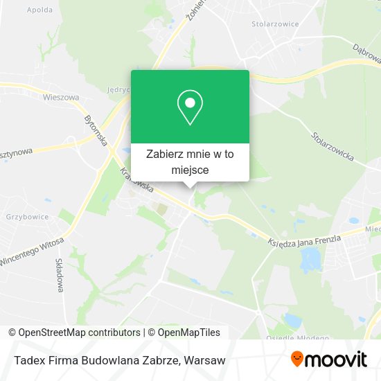 Mapa Tadex Firma Budowlana Zabrze