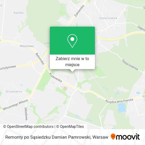 Mapa Remonty po Sąsiedzku Damian Pamrowski