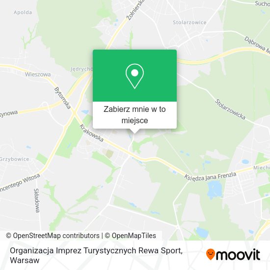 Mapa Organizacja Imprez Turystycznych Rewa Sport