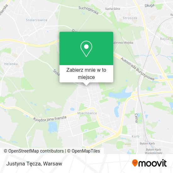 Mapa Justyna Tęcza