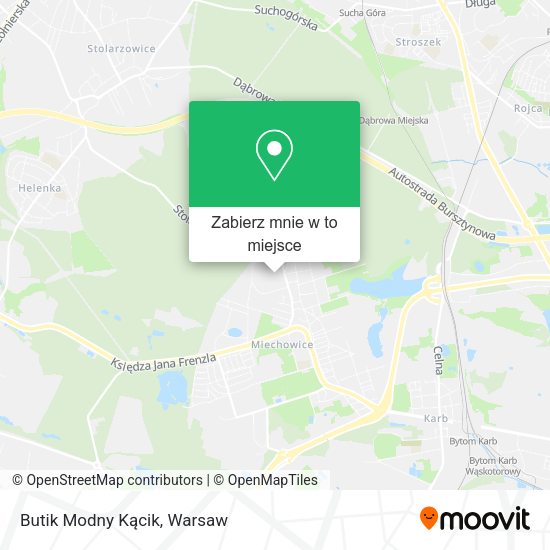 Mapa Butik Modny Kącik