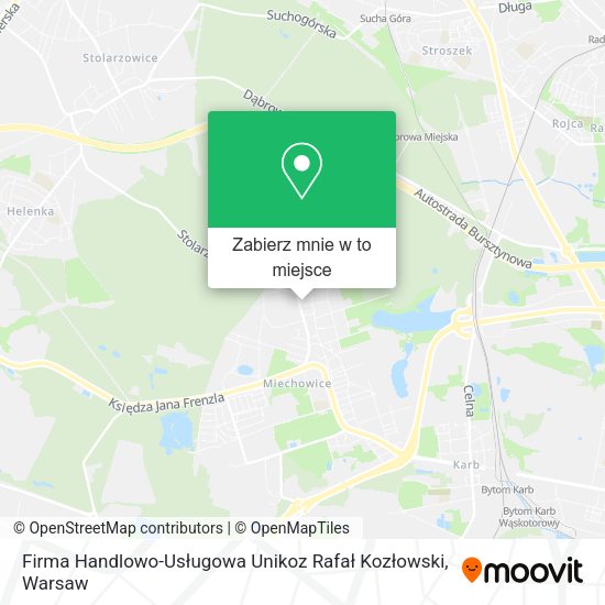 Mapa Firma Handlowo-Usługowa Unikoz Rafał Kozłowski