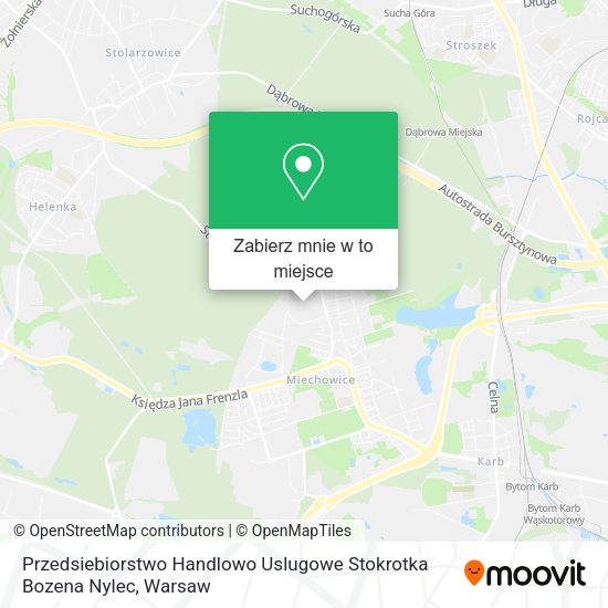 Mapa Przedsiebiorstwo Handlowo Uslugowe Stokrotka Bozena Nylec