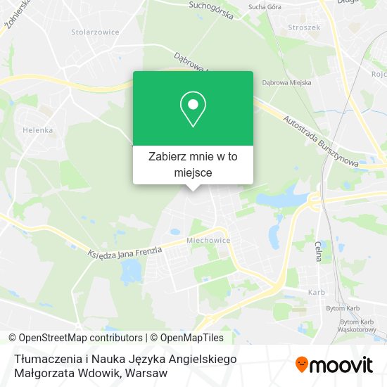 Mapa Tłumaczenia i Nauka Języka Angielskiego Małgorzata Wdowik