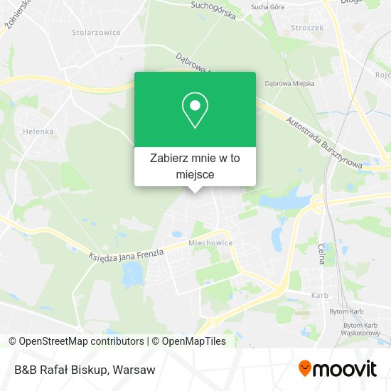 Mapa B&B Rafał Biskup