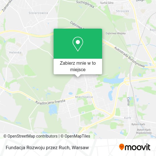 Mapa Fundacja Rozwoju przez Ruch