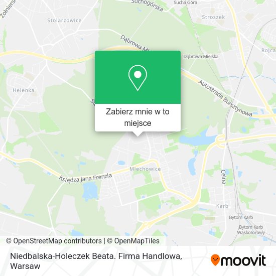 Mapa Niedbalska-Holeczek Beata. Firma Handlowa