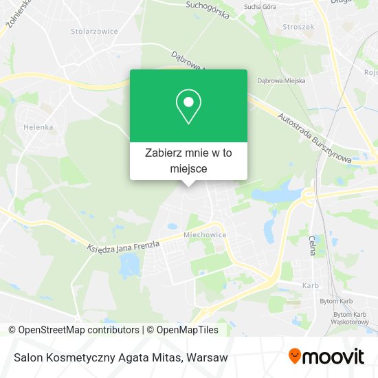 Mapa Salon Kosmetyczny Agata Mitas