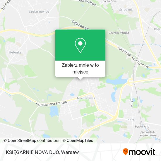 Mapa KSIĘGARNIE NOVA DUO