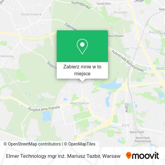 Mapa Elmer Technology mgr inż. Mariusz Tazbir