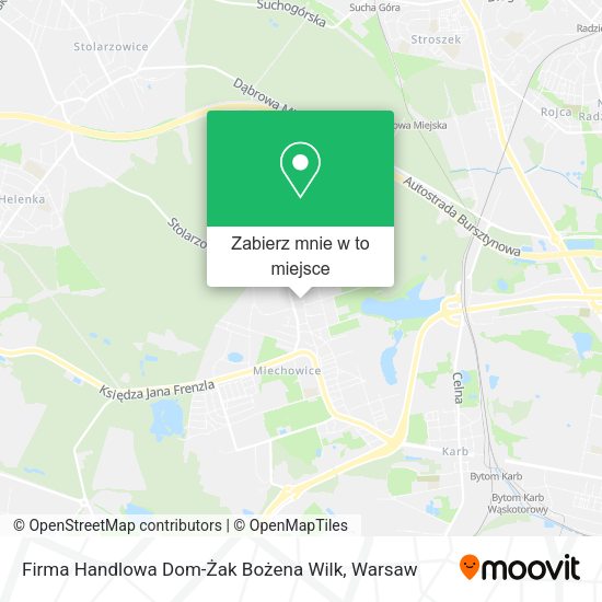 Mapa Firma Handlowa Dom-Żak Bożena Wilk