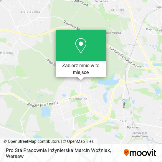 Mapa Pro Sta Pracownia Inżynierska Marcin Woźniak