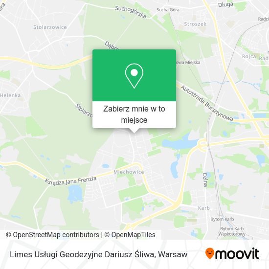 Mapa Limes Usługi Geodezyjne Dariusz Śliwa