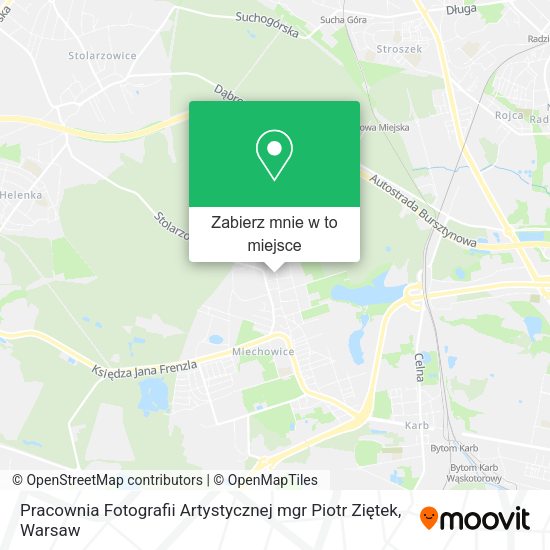 Mapa Pracownia Fotografii Artystycznej mgr Piotr Ziętek