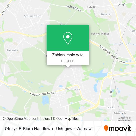 Mapa Otczyk E. Biuro Handlowo - Usługowe