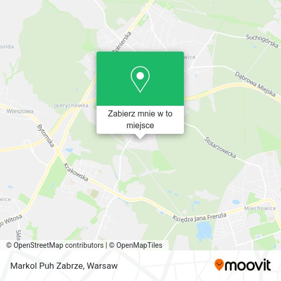 Mapa Markol Puh Zabrze