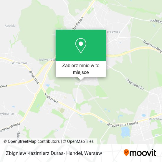 Mapa Zbigniew Kazimierz Duras- Handel