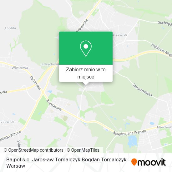 Mapa Bajpol s.c. Jarosław Tomalczyk Bogdan Tomalczyk