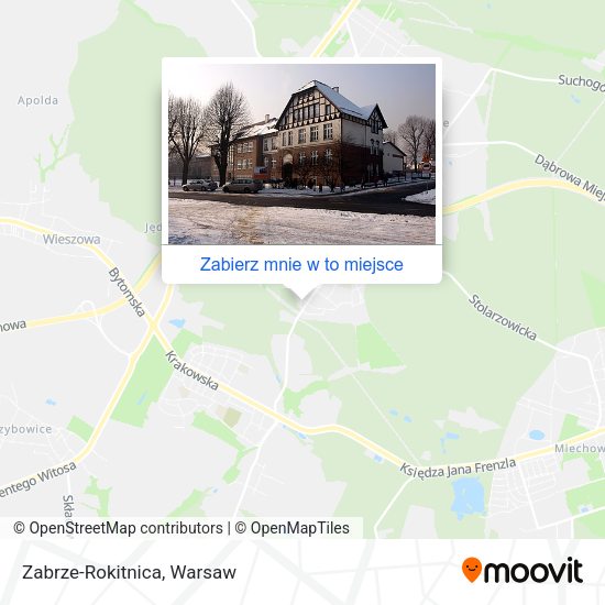 Mapa Zabrze-Rokitnica