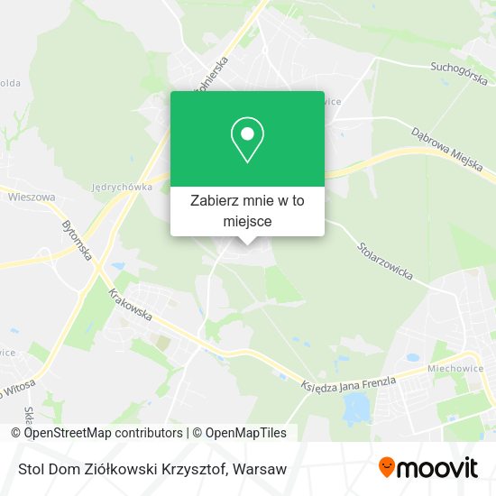 Mapa Stol Dom Ziółkowski Krzysztof