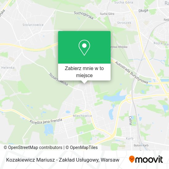 Mapa Kozakiewicz Mariusz - Zakład Usługowy