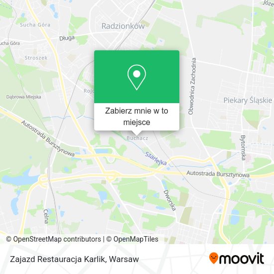 Mapa Zajazd Restauracja Karlik