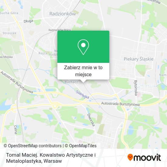 Mapa Tomal Maciej. Kowalstwo Artystyczne i Metaloplastyka