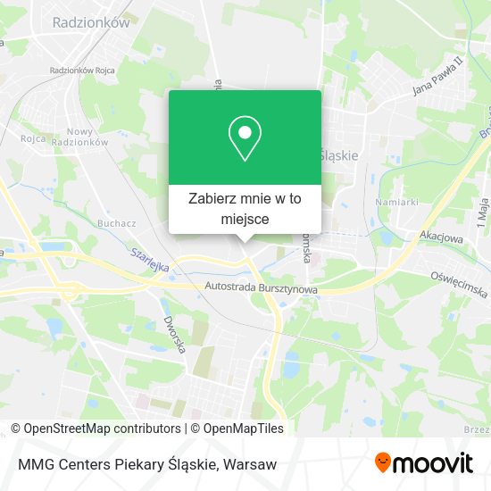 Mapa MMG Centers Piekary Śląskie