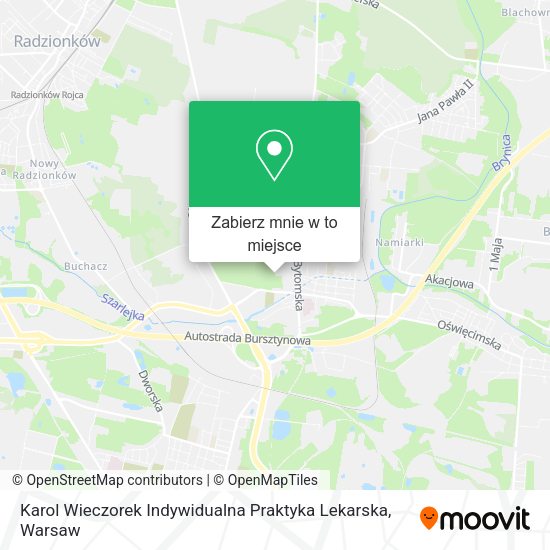 Mapa Karol Wieczorek Indywidualna Praktyka Lekarska