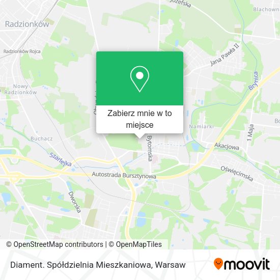 Mapa Diament. Spółdzielnia Mieszkaniowa