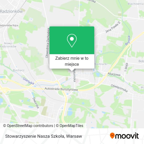 Mapa Stowarzyszenie Nasza Szkoła