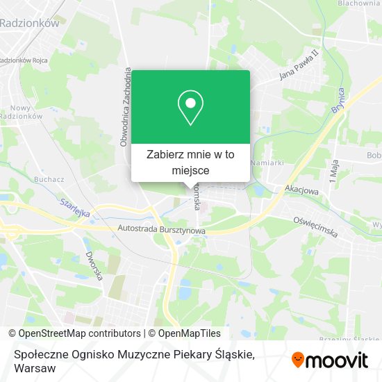 Mapa Społeczne Ognisko Muzyczne Piekary Śląskie