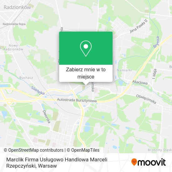 Mapa Marclik Firma Usługowo Handlowa Marceli Rzepczyński