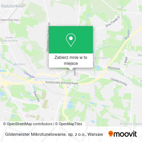 Mapa Gildemeister Mikrotunelowanie. sp. z o.o.