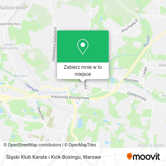 Mapa Śląski Klub Karate i Kick-Boxingu