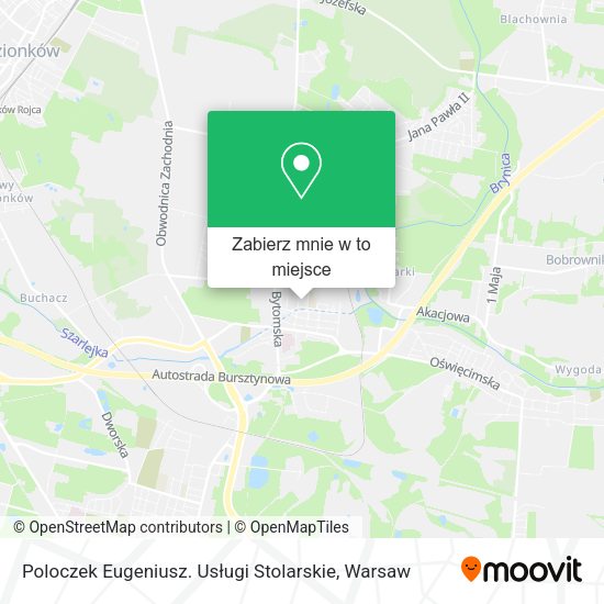 Mapa Poloczek Eugeniusz. Usługi Stolarskie