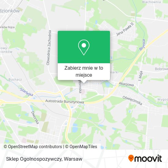 Mapa Sklep Ogolnospozywczy