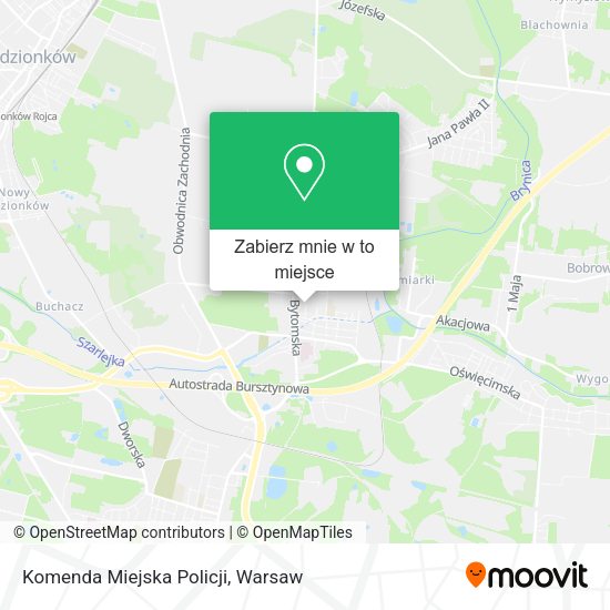 Mapa Komenda Miejska Policji