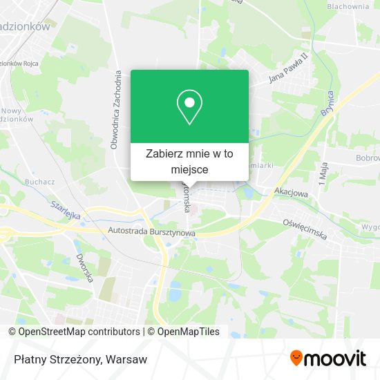 Mapa Płatny Strzeżony