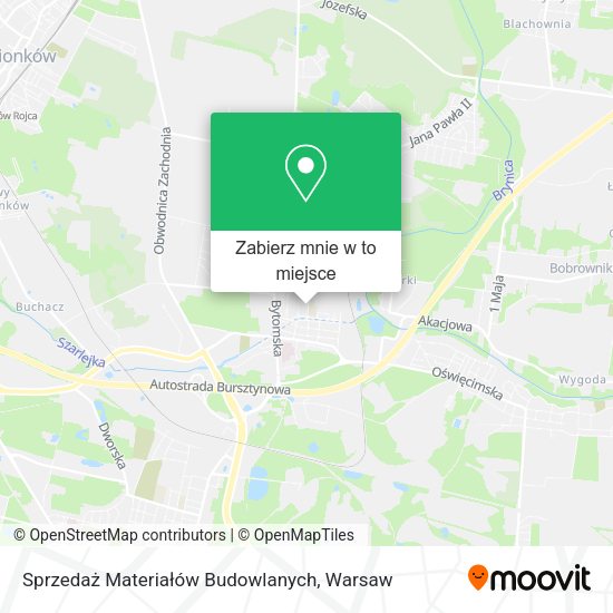 Mapa Sprzedaż Materiałów Budowlanych